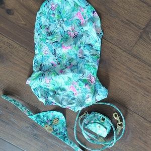 Lilly Pulitzer dog set